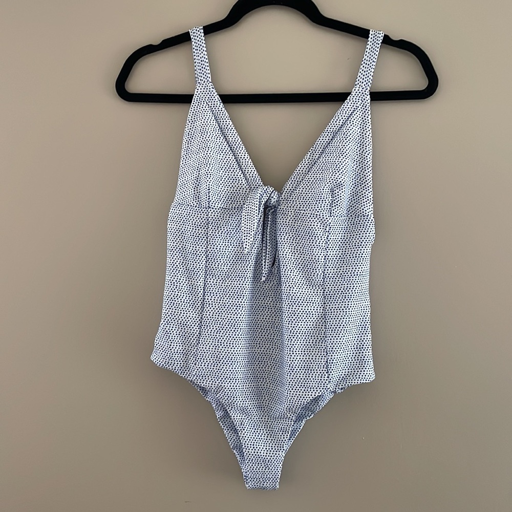 Benoa Swim White & Blue One Piece
